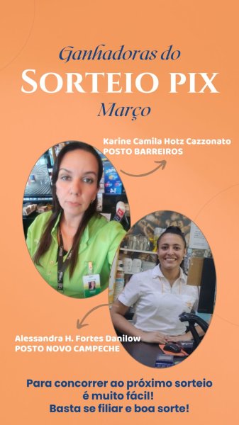 GANHADORES SORTEIO PIX MARÇO 2026
